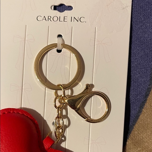 Red Heart Keychain/Bag Charm NWT - Picture 3 of 3